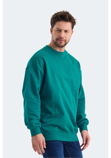 Slazenger Vadık 2li Set Erkek Haki - Petrol Sweatshirt Haki - Petrol