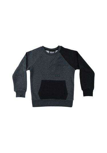 Beşiktaş Orijinal Lisanslı Kartal Baskılı Çocuk Sweat 6223241t3 Antrasit