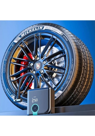 Auhma A5544 Şarjlı Dijital Lastik Şişirme Pompası