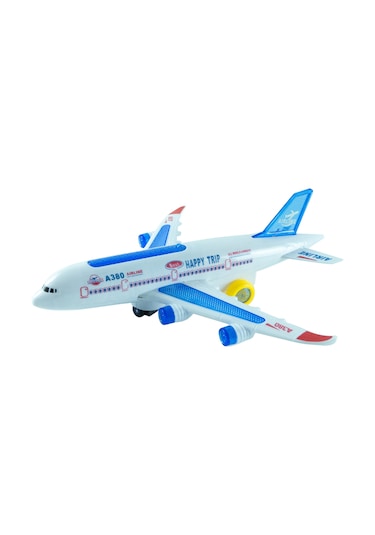 Oyuncak Uçak A380 Işıklı Sesli 30 Cm