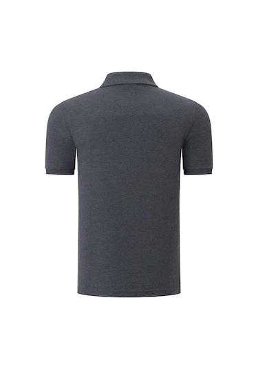 T8561 Dewberry Erkek Tshırt-düz Antrasit Düz Antrasit