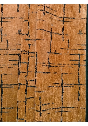 Çam Halı Bodrum Bdr 118 Kiremit Özel Latex Kaymaz Tabanlı Kilim