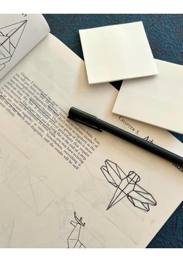 Homix Yapışkanlı Şeffaf Post-ıt Not Kağıdı L-3