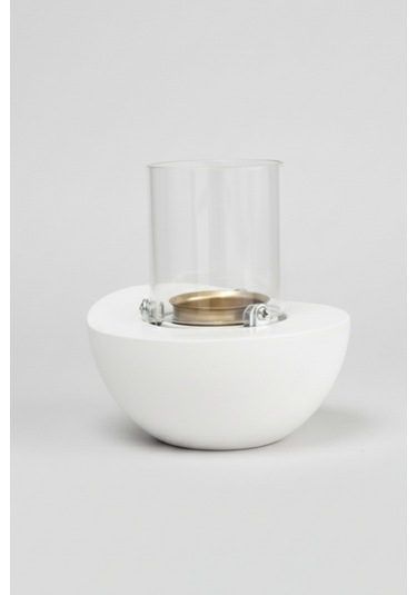 Meta Beyaz Biyoetanol Masaüstü Şömine - 1 Lt Copart Yakıt Hediye