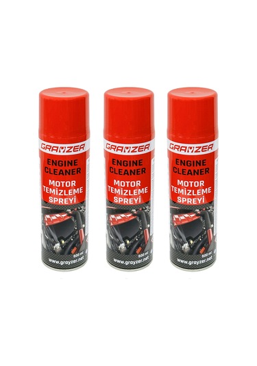 Grayzer Motor Temizleme Spreyi 500 Ml 3 Adet