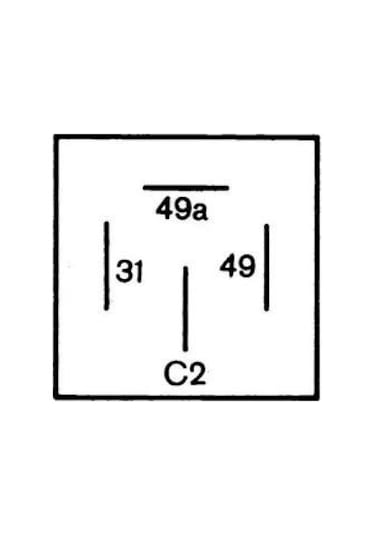 Hella 4Dw005452-00 24 V 4 Uclu Elektronic Flaşor Man-Mercedes