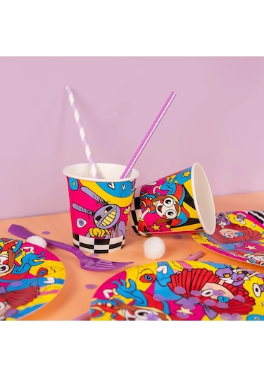 Davajdarit' Tek Kullanımlık Parti Kutusu, Şaşırtıcı Dijital Sirküstür. 361096384 100 adet