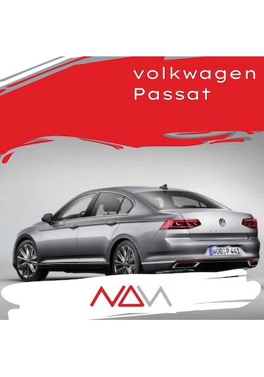 Volkswagen Passat B8 Araca Özel Dikim Koltuk Kılıfı Siyah Black