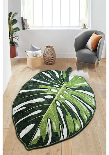 Chilai Home Lapel Green Dekoratif Halı Djt Çok Renkli