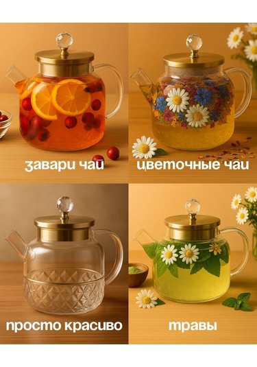 Haley Demlik, Isıya Dayanıklı Çay Şeklinde 471113826 Beyaz