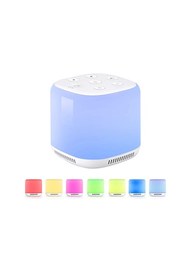 Gajeena Beyaz Gürültü Uyku Cihazı Çocuklar İçin 34 Ses 9 Işık Efekti 1800mah Pil 30-60-90 Dakika Zamanlayıcı Diğer