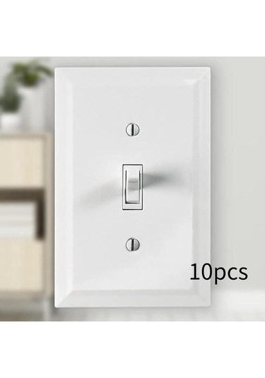 Trendooze Suntek 10 Adet Abd Standart Priz Plakaları, Modern Dekor İçin Uygun