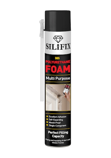 Silifix Çok Amaçlı Pu Köpük 600gr Kapı Ve Pencere Montaj Uygun