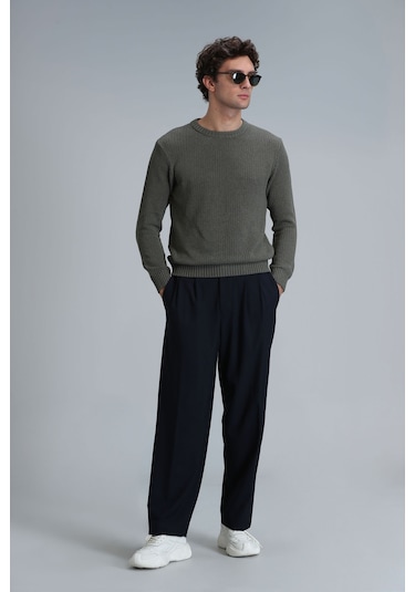 Lufian Ice Erkek Kazak Yeşil Yeşil 111090089100600 Yeşil