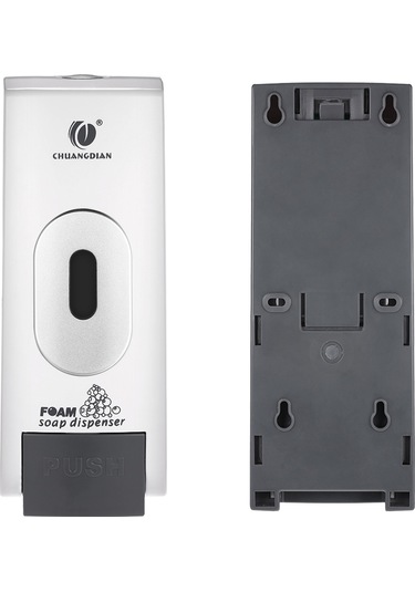 Reedark "500ml Duvar Tipi Köpük Sabun Dispanseri - Hijyenik, Sızdırmaz, Şeffaf Gövde İle Otel Ve Hastaneler İçin" Beyaz