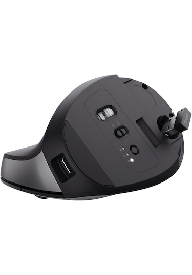 Trust 25146 Bayo Bluetooth + 2.4ghz. Şarjlı Ergonomik Dikey Mouse