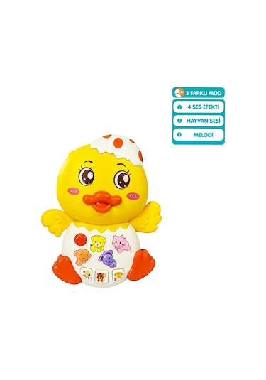 Jlg-855-144a Işıklı Ve Müzikli Ördek Bebek -vrd