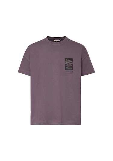 Vaude Redmont Cotton Erkek T-shirt 48794 Purple Ash