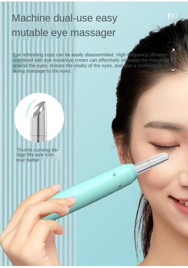 Suntek Elektrikli Göz Yıkama Aleti Titreşimli Masaj Aletleri Mavi