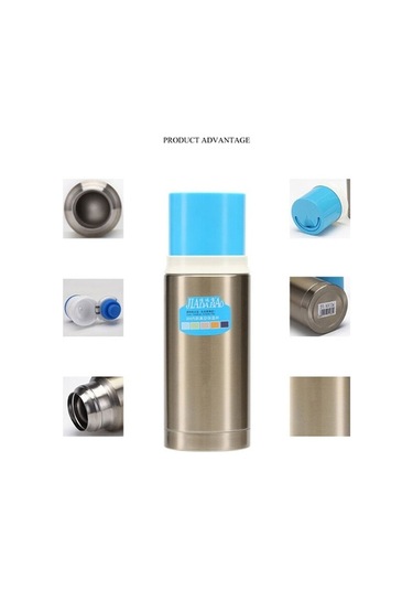 Ebitda Taşınabilir Soğuk Çay Matara - 300-400ml Paslanmaz Çelik Vakumlu Kupa - Araba & Ofis Kullanımı Çok Renkli