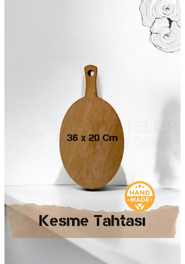 El Yapımı Kayın Ağacı Ahşap Kesme Tahtası