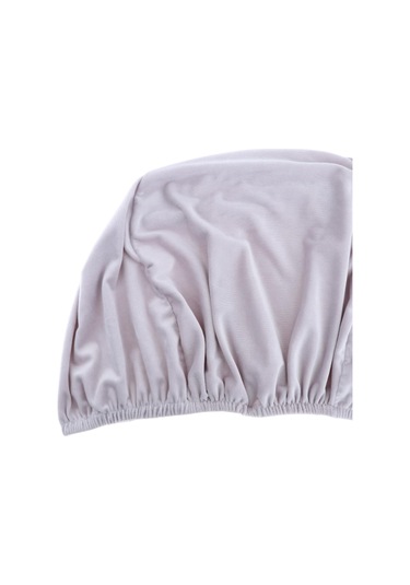 Suntek Yuvarlak Tabak Sandalye Kılıfı Yumuşak Yıkanabilir Gri