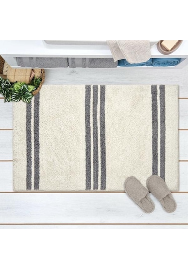 Evidea Soft Lucia Banyo Paspası - Beyaz - 60x100 Cm Beyaz