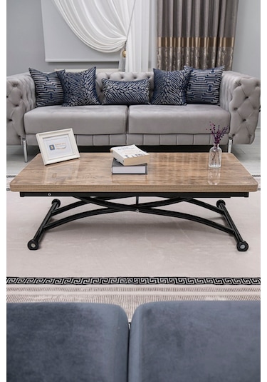 Juppo Üst Tabla Mdf Antiklayt Oval Köşe Alt Siyah Dışa Kıvrım