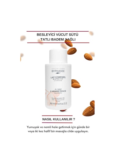 Besleyici Tatlı Badem Yağlı Vücut Sütü 500ml