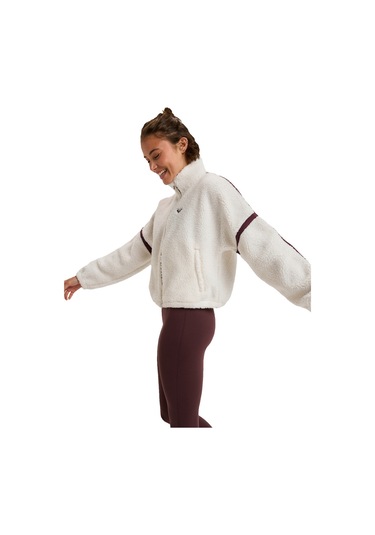 Roxy Roxy Boundless Spirit Zippered Kadın Beyaz Polar Ceket Wcf0 Beyaz