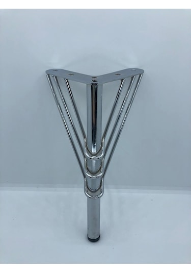 Karakoçaksesuar Metal,Venüs 20x9x9 Cm Krom Sehpa,Puf,Mobilya Ayağı ( 4 Adet)