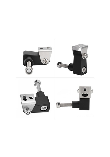 Geeroyoo Kymco Xciting 250/300/400, K-xct300, Downtown350 Ve Gdınk Ak550 İçin Alüminyum Led Fener Tutucusu - Sağlam, Dayanıklı Ve Kolay Kurulum 2 Adet