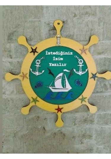 Kapı Süsü Kişiye Özel Sarı