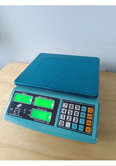 Bozyel 30 Kg-1 Gr Hassas Adet Parça Sayım Terazisi-metal Kefe-has