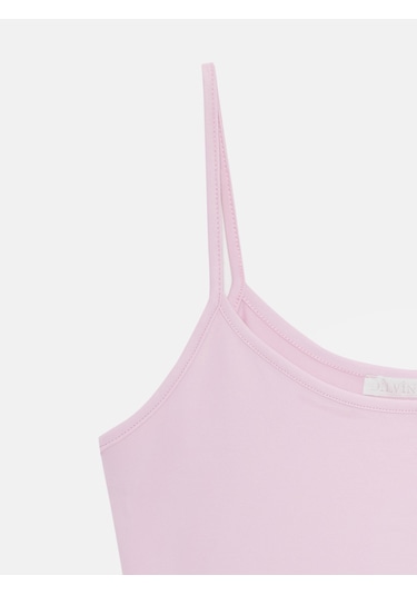 Dilvin 20901 İnce Askılı Top-toz Pembe Toz Pembe