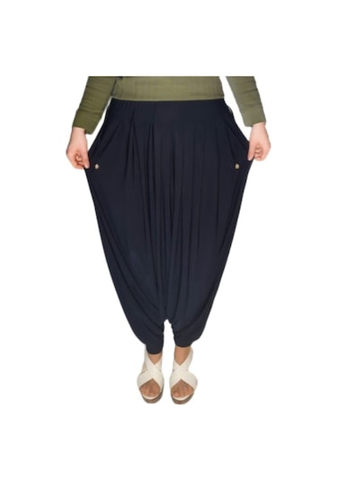 Özözkanlar Kadıın Lacivert Cepli Sandy Hoby Şalvar Lacivert