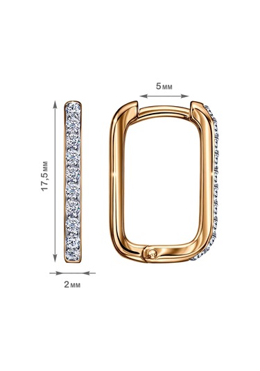 Veronika Kongolu Küpeler 925 Ayar Gümüş Geometrik Desenler 326181084 Altın