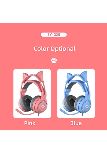 Suntek Sy-g25 Mikrofonlu Pc Için Usb Kablolu Oyun Kulaklığı