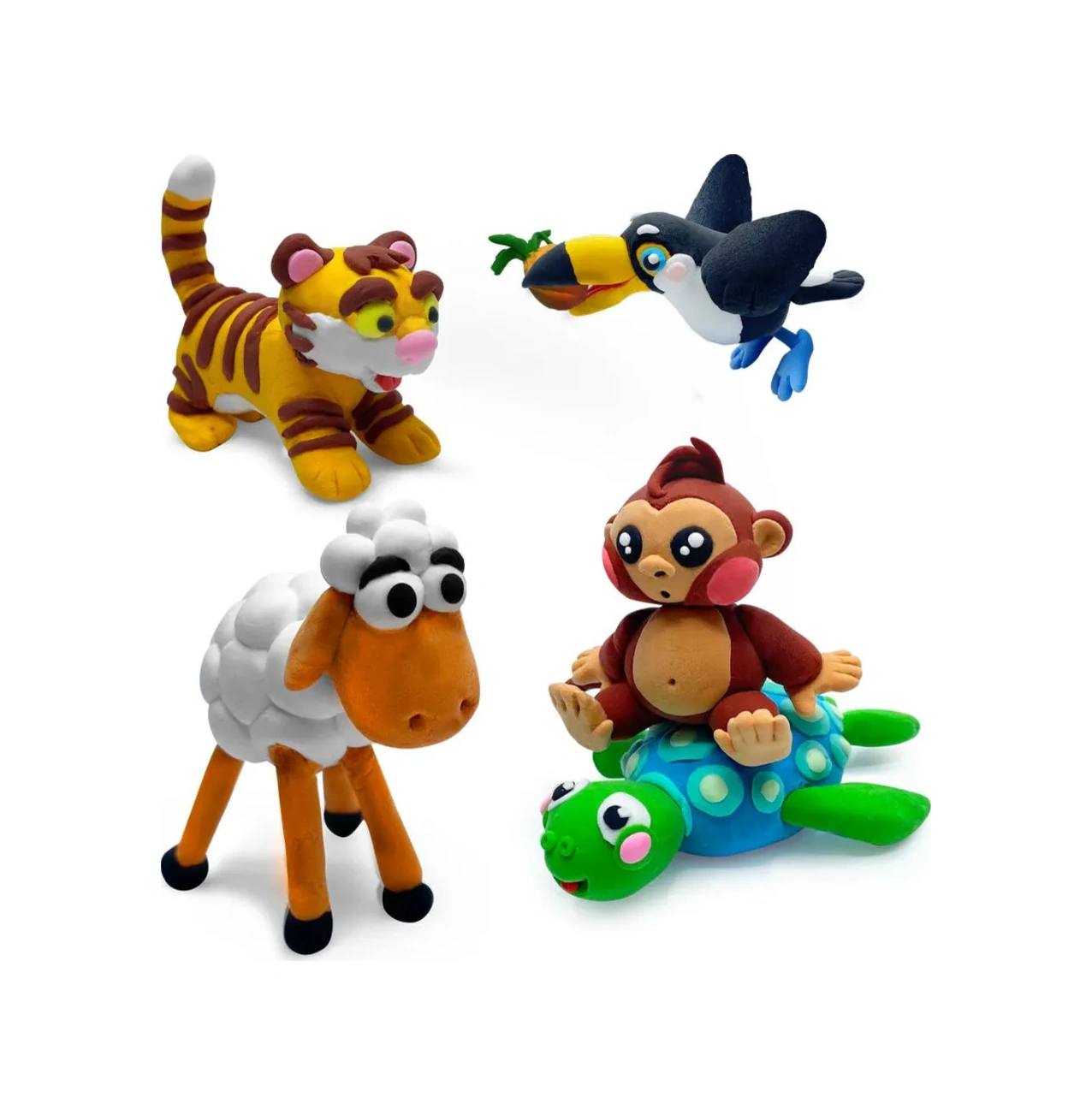 Brauberg Sertleşen Sünger Oyun Hamuru 60 Adet, 600 Gr, 3 Fırça 81726462 Gri