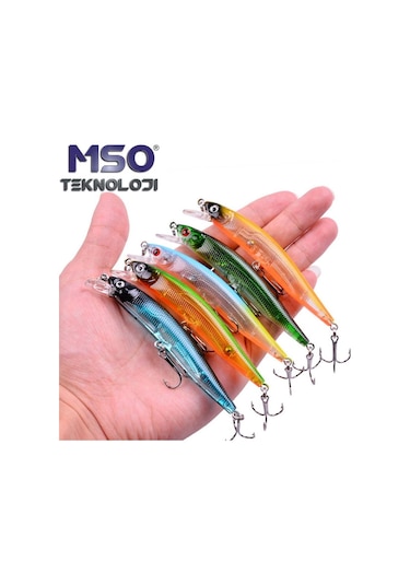 MSO Olta Balıkçılık Minnow 10cm 8gr Rapala Yapay Yem