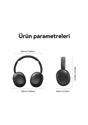 Aurora Bluetooth Kulaklıklar Kablosuz Oyun Kulaklısı Gürültü Önleme Kulaklıkları-siyah