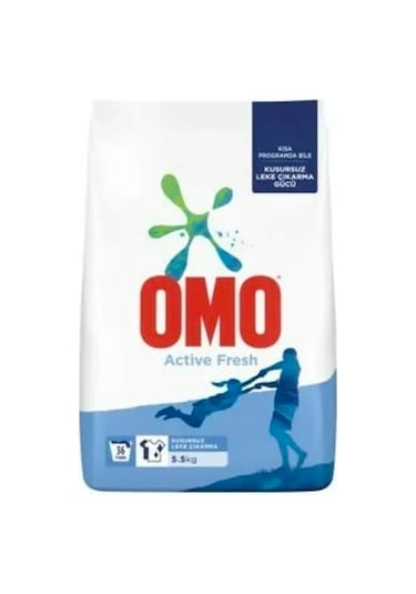 Omo Matik Active Fresh Toz Deterjan 36 Yıkama 5500 G