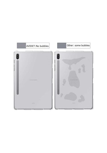 Galaxy Tab S7 Plus T970 Kılıf Uyumlu Zore Tablet Süper Silikon Kapak-siyah Tablet Kılıfı
