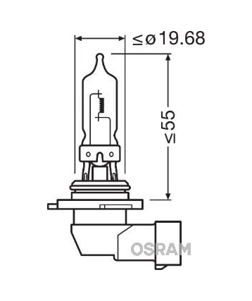 12v Ampul 60w 9005 %150 Fazla %20 Beyaz Işık Nl