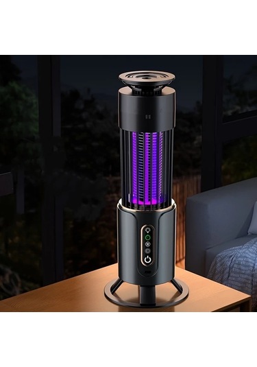 Xuweiwei Gri 1 3 Adet 2si 1 Usb Sivrisinek Öldürücü Asılabilir Düz Ev Ofis Rv Tatil Kamp Çok Fonksiyonlu İki Renkli Işık