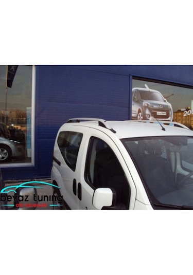 Peugeot Bipper Üst Port Bagaj Tavan Çıtası Siyah - Gri