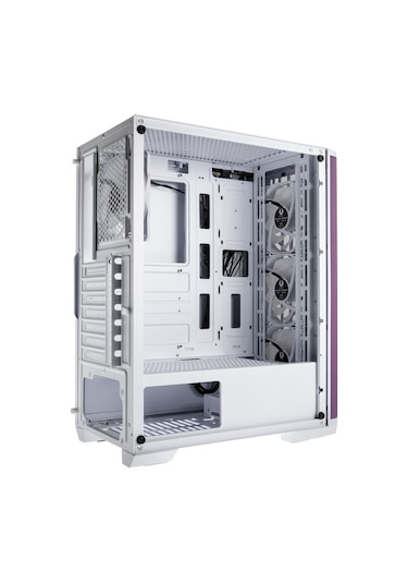 Bitfenix Nova Mesh SE TG BFC-NSE-300-WWGKP-RP4A 4x ARGB Bilgisayar Kasası Beyaz