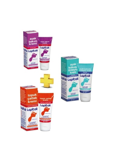Lapitak Set 1 Ayak Bakım Kremi 3'lü
