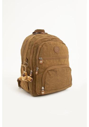 Ultra Hafif Orta Boy Sırt Çantası Unisex Taba Model: 571-3c - Taba