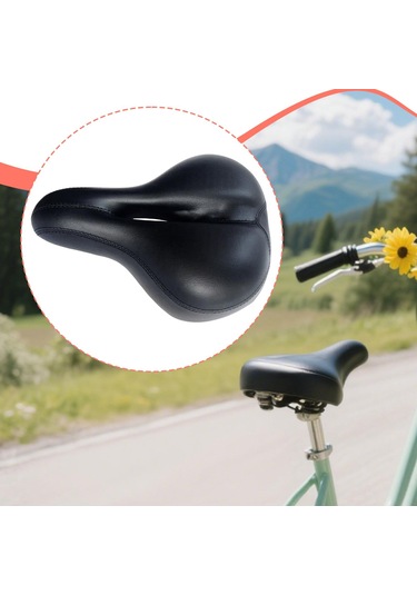 Homyl Yeni Başlayanlar Ve Tutkunlar İçin Bisiklet Sele Minderi Siyah
